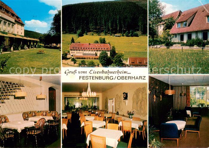 Clausthal-Zellerfeld Eisenbahnerheim Festenburg Gastraeume