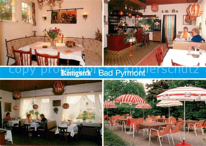 Bad Pyrmont Hotel Restaurant Koenigsek Gastraeume Terrasse