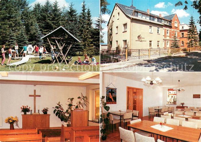 Scheibenberg Ferienheim Ev Meth Kirche Spielplatz Speisesaal