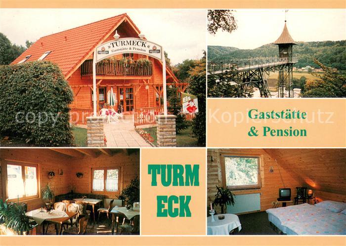 Ostrau Bad Schandau Gaststaette Pension Turmeck Gaststube Zimmer
