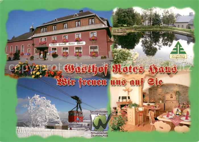 Oberwiesenthal Erzgebirge Gasthof Rotes Haus Gaststube Seilbahn