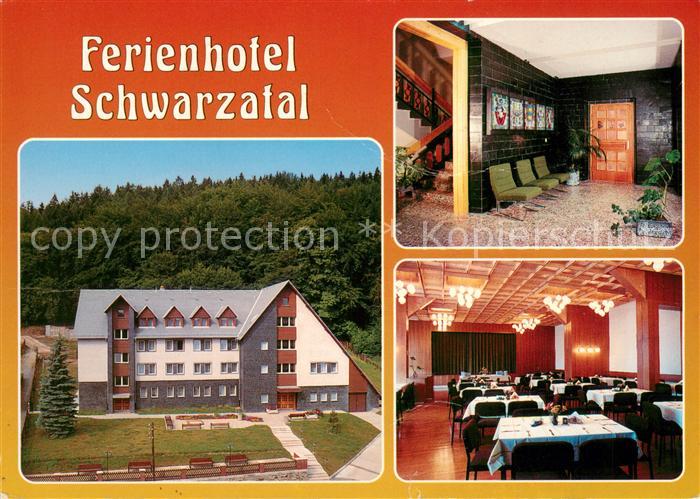 Schwarzburg Thueringer Wald Ferienhotel Schwarzatal Gastraum Foyer