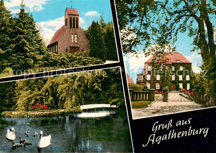 Agathenburg Kirche Schwanenteich Villa