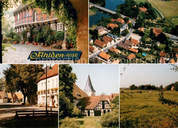 Ahlden Aller Hotel Fliegeraufnahme Kirche Panorama