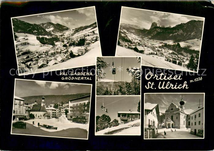 St Ulrich Groeden Tirol Panorama Teilansichten