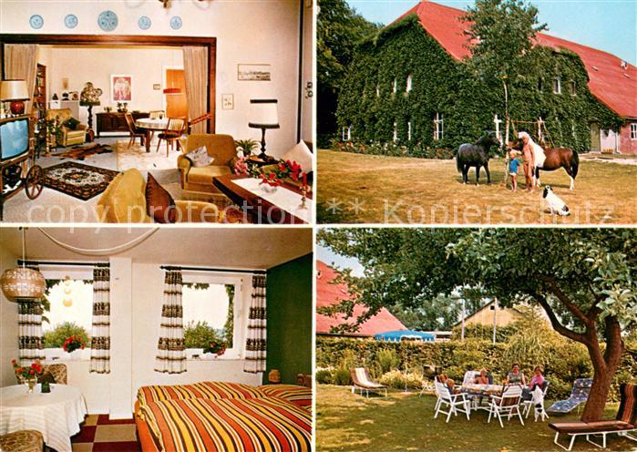 Kronprinzenkoog Urlaub auf dem Bauernhof Ferienhof Claussen Garten Ponys