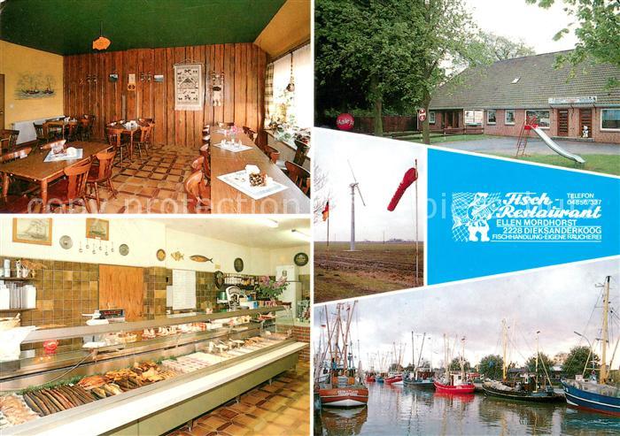 Dieksanderkoog Fisch-Restaurant Hafen Fischkutter