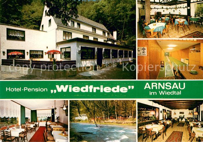 Arnsau Hotel Pension Wiedfriede im Wiedtal Kegelbahn