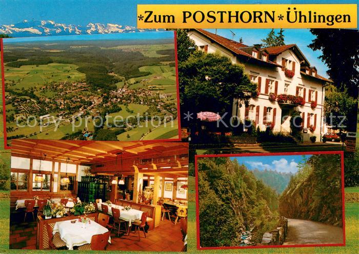 uehlingen-Birkendorf Gasthof Pension Zum Posthorn Landschaftspanorama Alpenblick