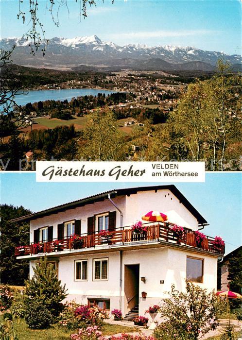 Velden Woerthersee Gaestehaus Geher Landschaftspanorama Alpen