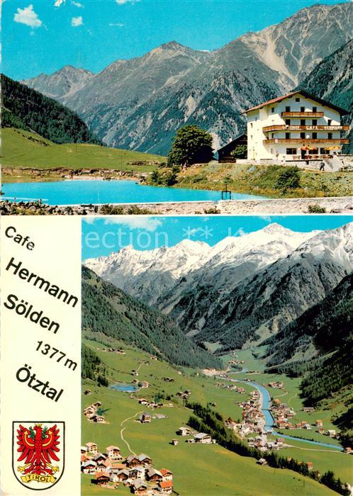 Soelden oetztal Gasthof Cafe Hermann Alpenpanorama