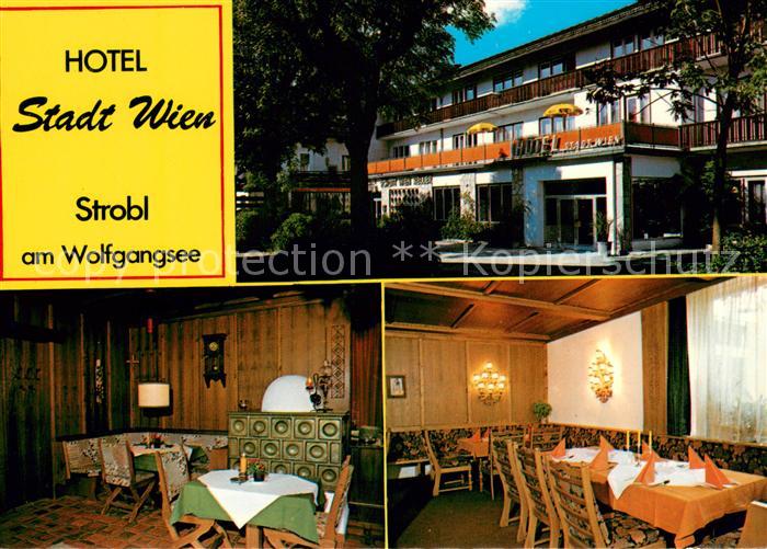 Strobl Hotel Stadt Wien Restaurant am Wolfgangsee