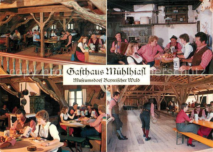 Tittling Museumsdorf Bayerischer Wald Gasthaus Muehlhiasl Kegelbahn
