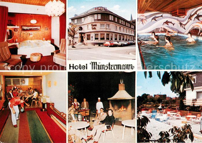 Haaren Bueren Hotel Muenstermann Hallenbad Terrasse Grillabend Kegelbahn