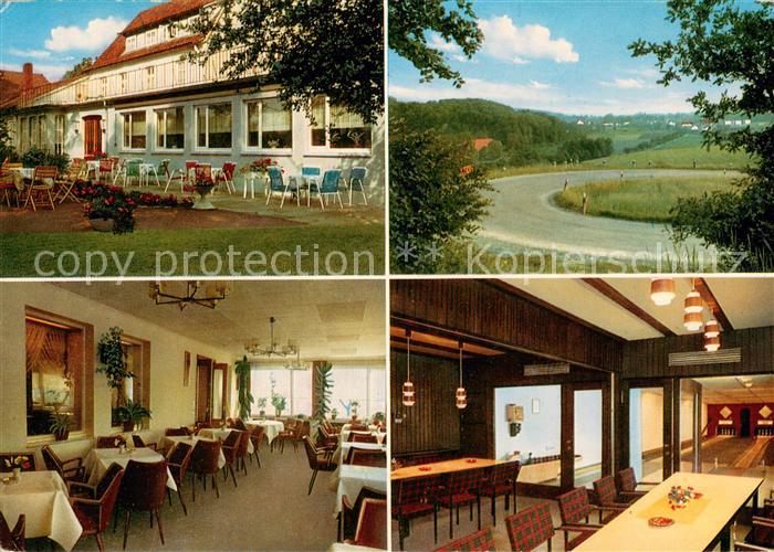 Winkelshuetten Hotel Haus Uffmann Terrasse Restaurant Kegelbahn Landstrasse