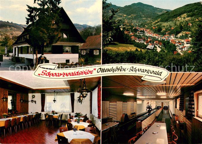 Ottenhoefen Schwarzwald Gasthaus zur Schwarzwaldstube Restaurant Kegelbahn Panor