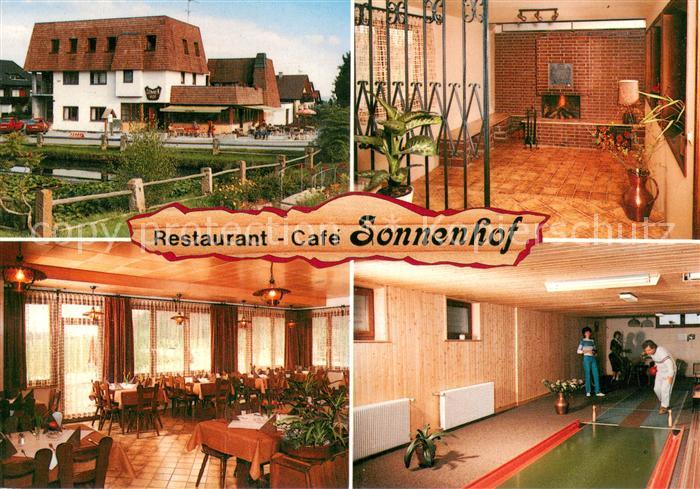 Sommenhardt Restaurant Cafe Sonnenhof Kegelbahn
