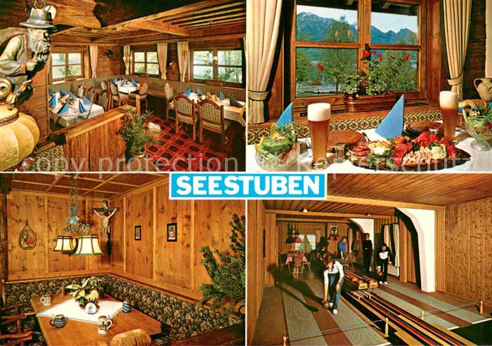 Kochel See Cafe Restaurant Seestuben Kegelbahn