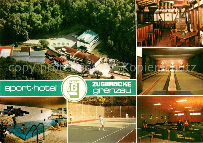 Hoehr-Grenzhausen Sporthotel Zugbruecke Grenzau Hallenbad Tennis Tischtennis Keg