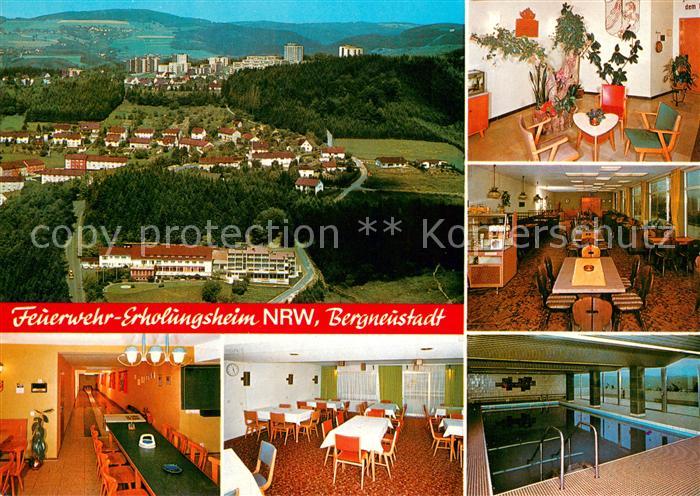 Bergneustadt Feuerwehr Erholungsheim Nordrhein Westfalen Hallenbad Kegelbahn Fli