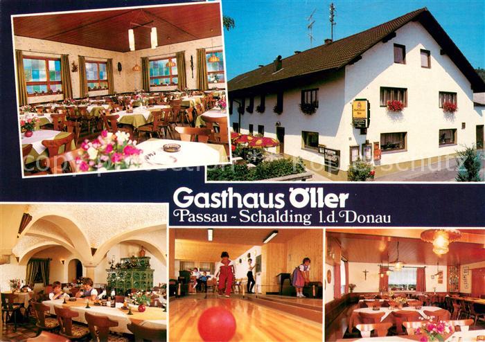 Schalding Passau Gasthaus oeller Restaurant Kegelbahn