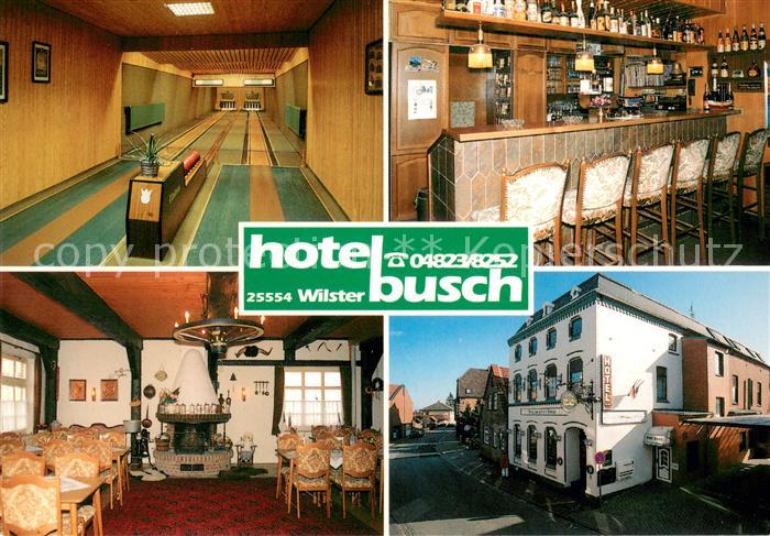 Wilster Hotel Restaurant Busch Krug zum gruenen Kranze Bar Kegelbahn