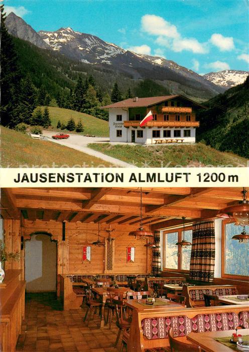 Kaltenbach Tirol Jausenstation Almluft Gastraum Zillertaler Alpen