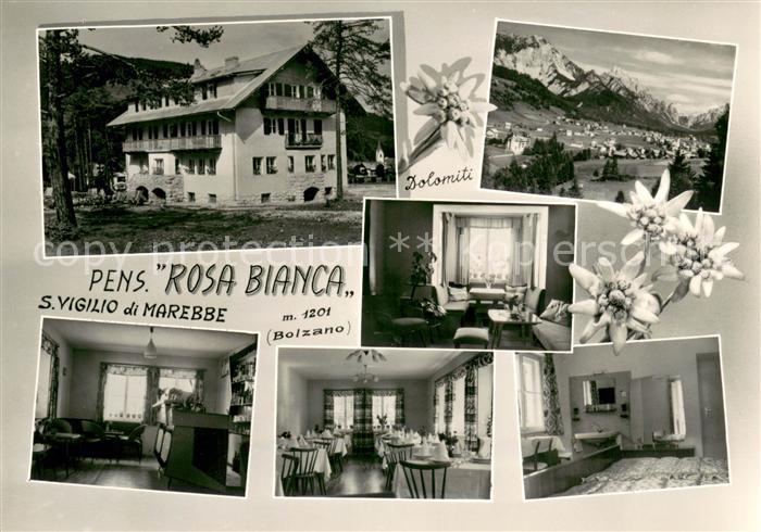 San Vigilio di Marebbe Pension Rosa Bianca Panorama Dolomiten Edelweiss