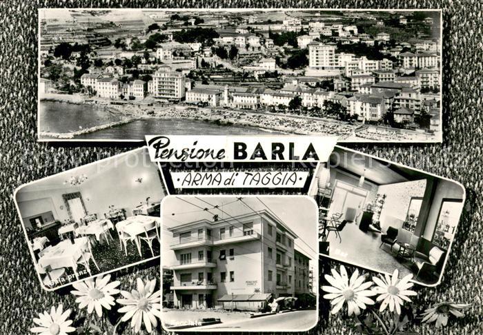 Arma di Taggia Pensione Ristorante Barla Riviera dei Fiori veduta aerea