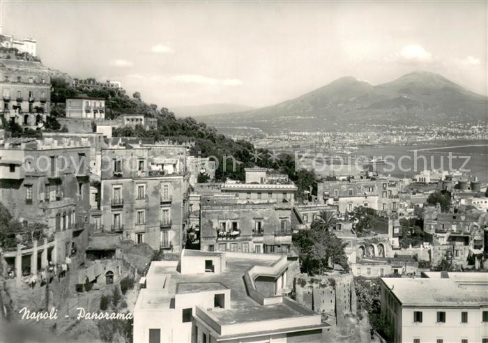 Napoli Neapel Panorama Vesuvio