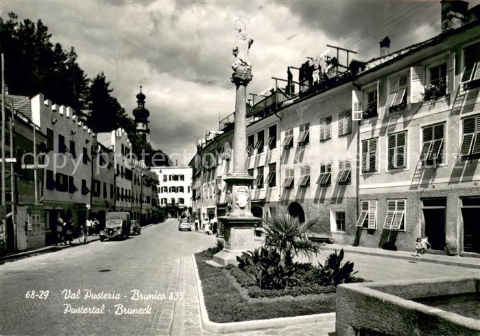 Brunico Motiv Innenstadt Saeule