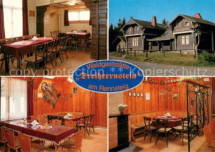 Brotterode Waldschaenke Dreiherrnstein am Rennsteig