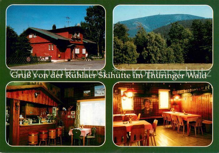 Waltershausen Gotha Ruhlaer Skihuette im Thueringer Wald Grosser Inselsberg