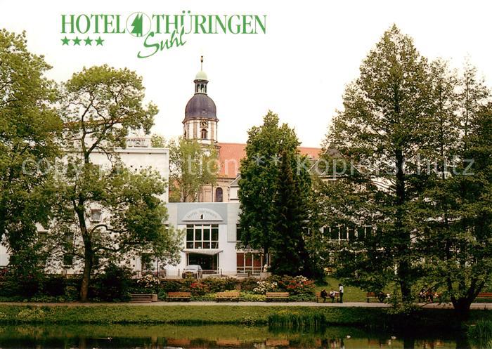 Suhl Thueringer Wald Hotel Thueringen Park Teich