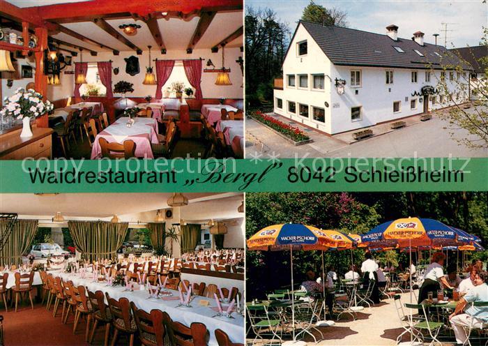 Schleissheim Oberschleissheim Waldrestaurant Bergl Saal Terrasse