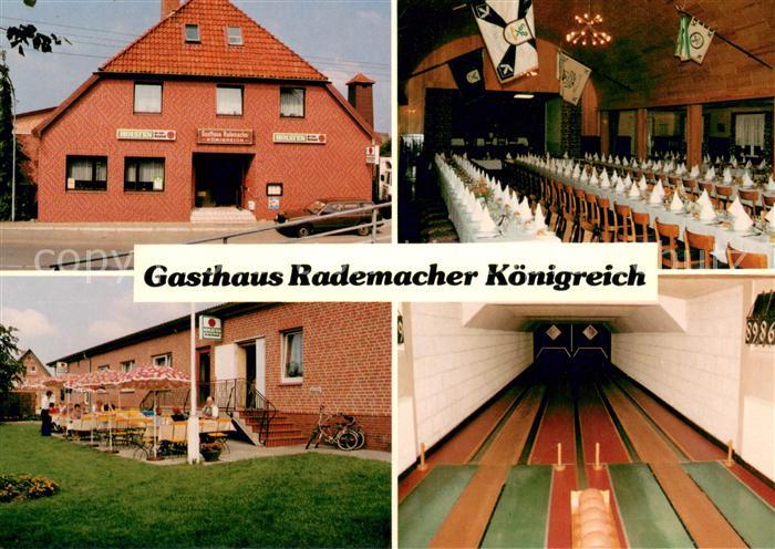 Jork-Koenigreich Gaststaette Wilhelm Rademacher Festsaal Kegelbahn