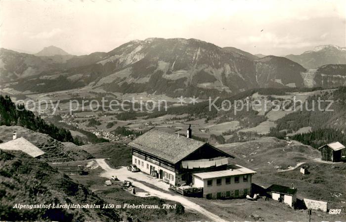 Fieberbrunn Tirol Alpengasthof Laerch Filzhochalm