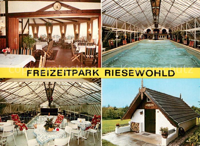 Nordhastedt Freizeitpark Riesewohld Gastraeume Hallenwellenbad Bungalow