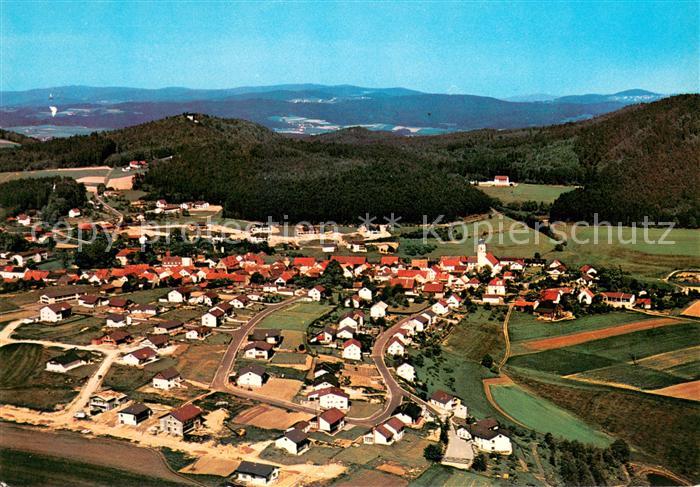 Stamsried im Naturpark Vorderer Bayer Wald Fliegeraufnahme