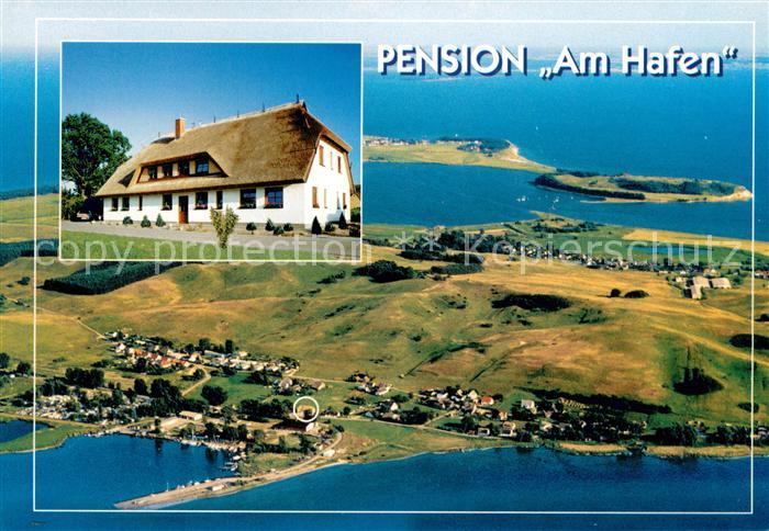 Moenchgut Ruegen Pension Am Hafen Fliegeraufnahme