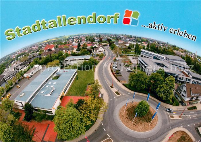 Stadtallendorf Blick aus dem Turm der Stadtkirche