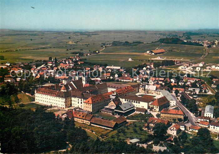 Metten Donau Benediktiner Abtei Fliegeraufnahme