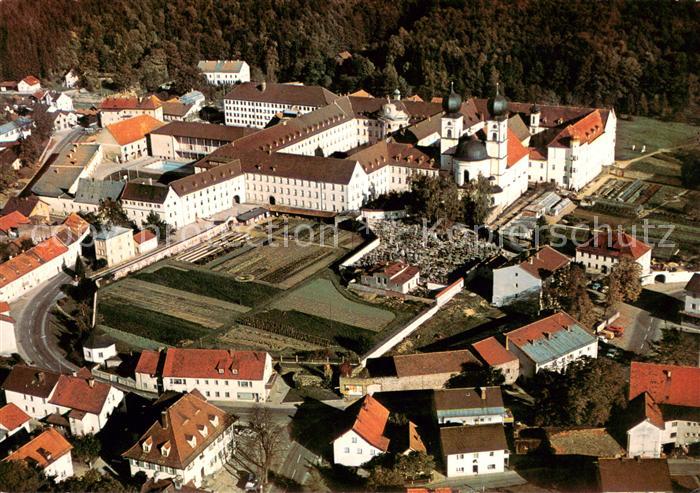 Metten Donau Benediktinerabtei Fliegeraufnahme