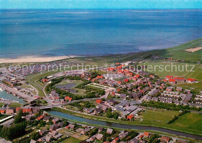 Bensersiel Fliegeraufnahme