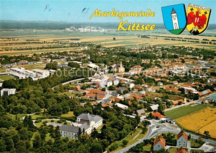 Kittsee Fliegeraufnahme mit Schloss Kittsee