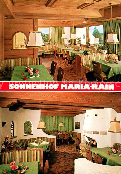 Maria Rain Allgaeu Restaurant Pension Cafe Sonnenhof Gastraeume