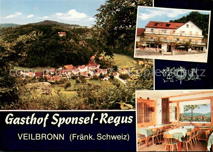 Veilbronn Panorama Gasthof Sponsel Regus Gaststube