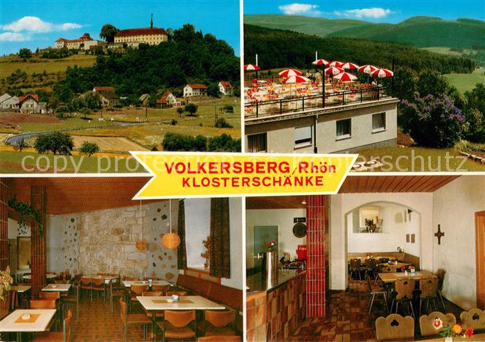Volkers Bad Brueckenau Klosterschaenke Volkersberg Gastraeume Terrasse