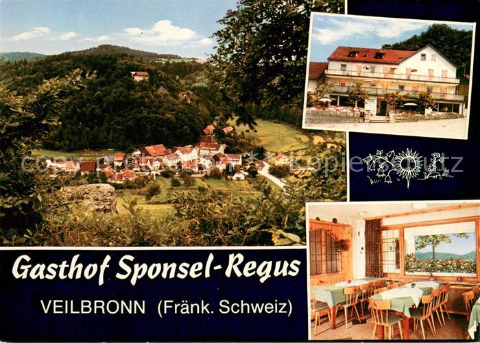 Veilbronn Panorama Gasthof Sponsel Regus Gaststube