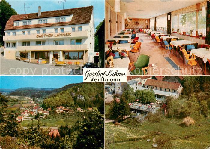 Veilbronn Gasthof Pension Lahner Gastraum Panorama